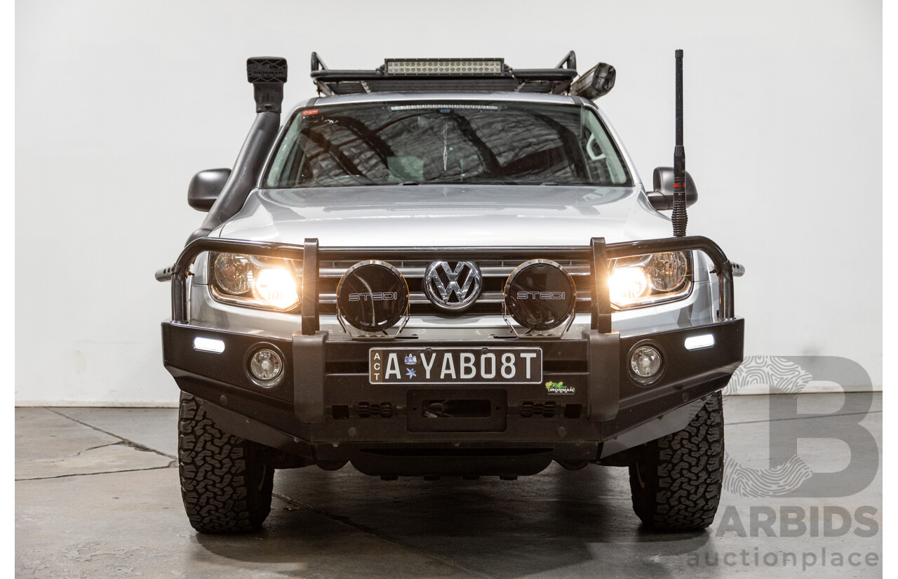 10/2016 Volkswagen Amarok TDI420 Core Edition (4x4) 2H MY16 Dual Cab Utility Reflex Silver Metallic Turbo Diesel 2.0L