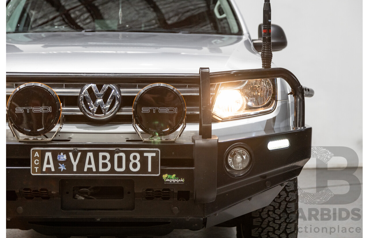 10/2016 Volkswagen Amarok TDI420 Core Edition (4x4) 2H MY16 Dual Cab Utility Reflex Silver Metallic Turbo Diesel 2.0L