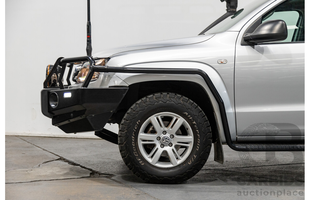 10/2016 Volkswagen Amarok TDI420 Core Edition (4x4) 2H MY16 Dual Cab Utility Reflex Silver Metallic Turbo Diesel 2.0L