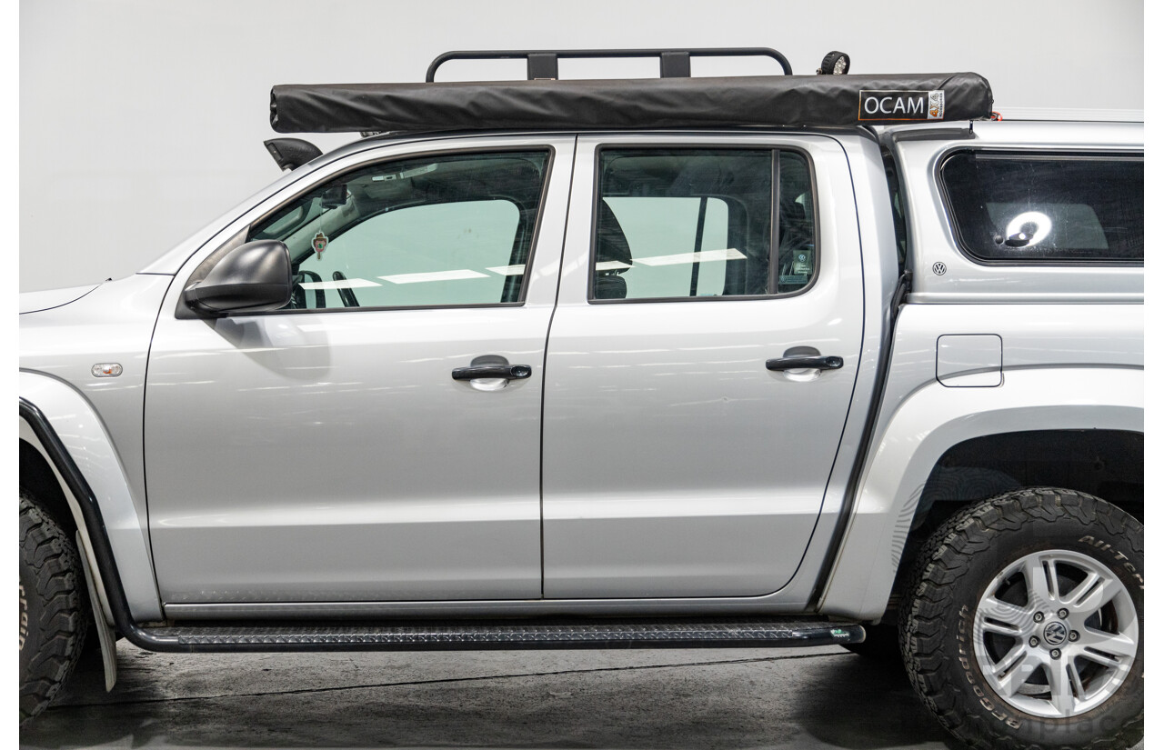 10/2016 Volkswagen Amarok TDI420 Core Edition (4x4) 2H MY16 Dual Cab Utility Reflex Silver Metallic Turbo Diesel 2.0L