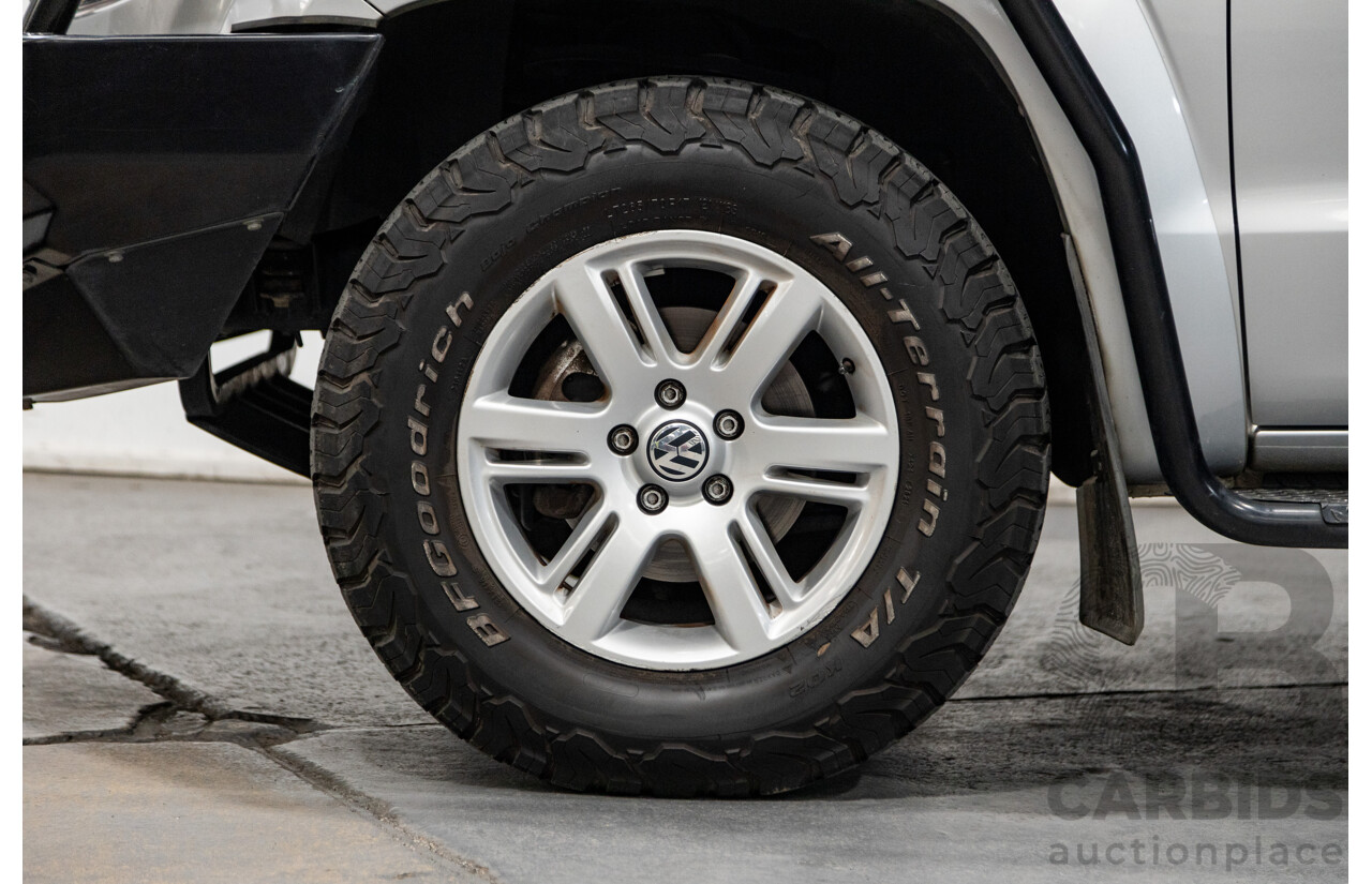 10/2016 Volkswagen Amarok TDI420 Core Edition (4x4) 2H MY16 Dual Cab Utility Reflex Silver Metallic Turbo Diesel 2.0L