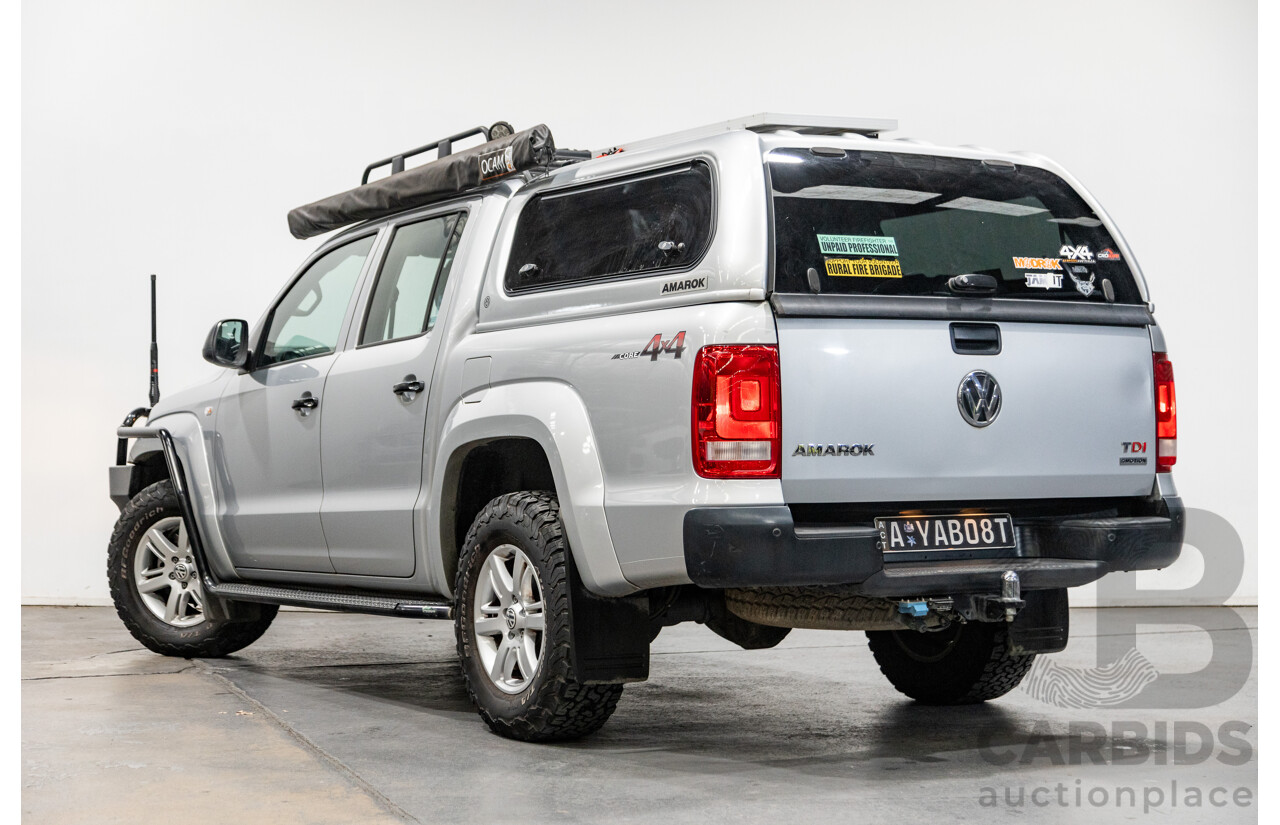 10/2016 Volkswagen Amarok TDI420 Core Edition (4x4) 2H MY16 Dual Cab Utility Reflex Silver Metallic Turbo Diesel 2.0L