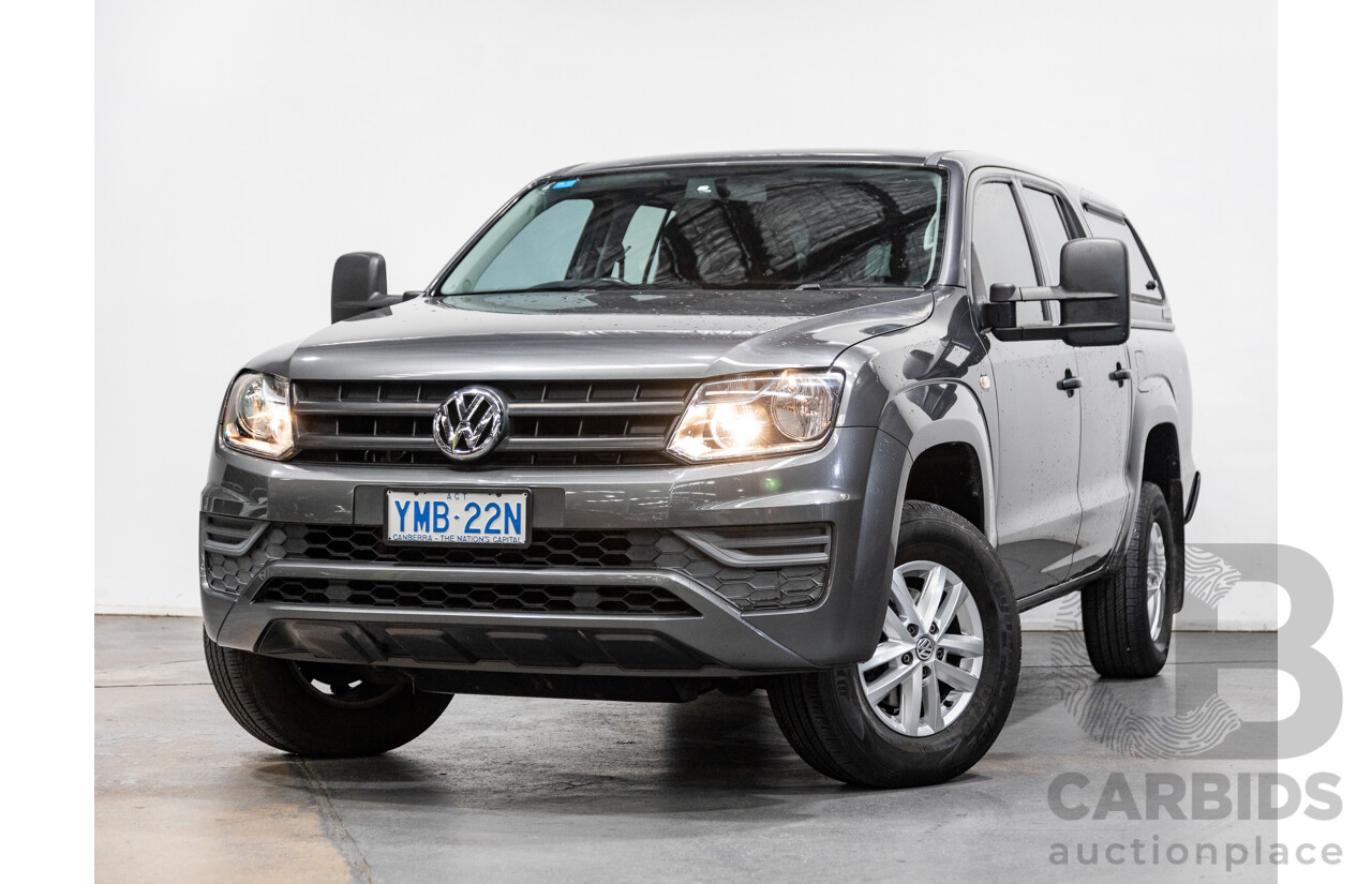 04/2017 Volkswagen Amarok TDI420 CORE Edition (4x4) 2H MY17 Dual Cab Utility Indium Grey Metallic Turbo Diesel 2.0L