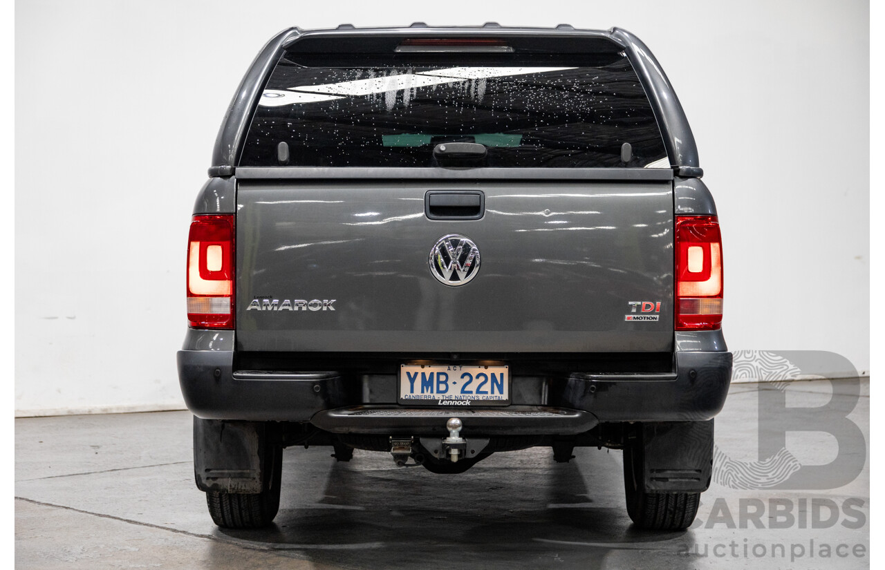 04/2017 Volkswagen Amarok TDI420 CORE Edition (4x4) 2H MY17 Dual Cab Utility Indium Grey Metallic Turbo Diesel 2.0L