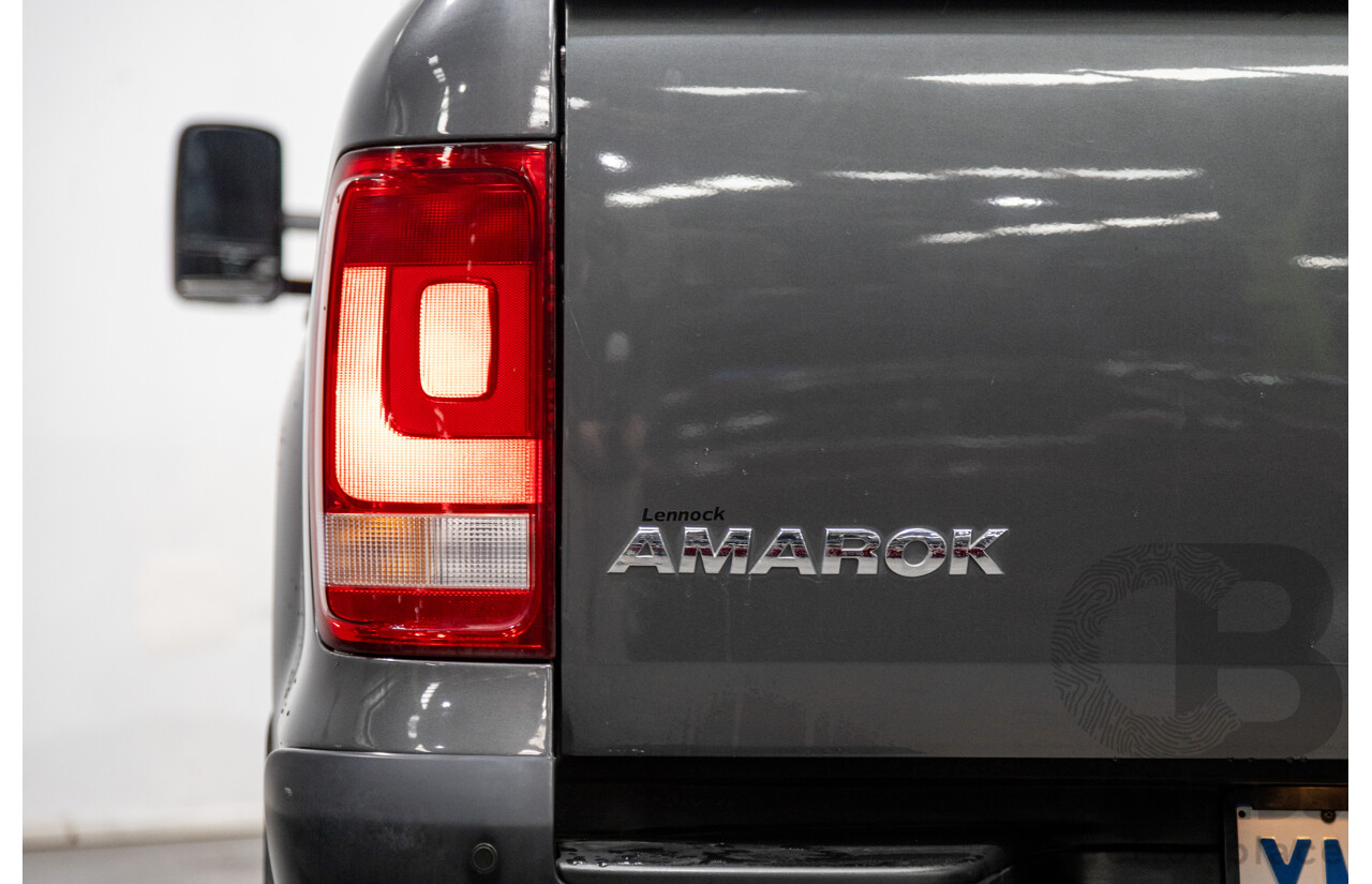 04/2017 Volkswagen Amarok TDI420 CORE Edition (4x4) 2H MY17 Dual Cab Utility Indium Grey Metallic Turbo Diesel 2.0L