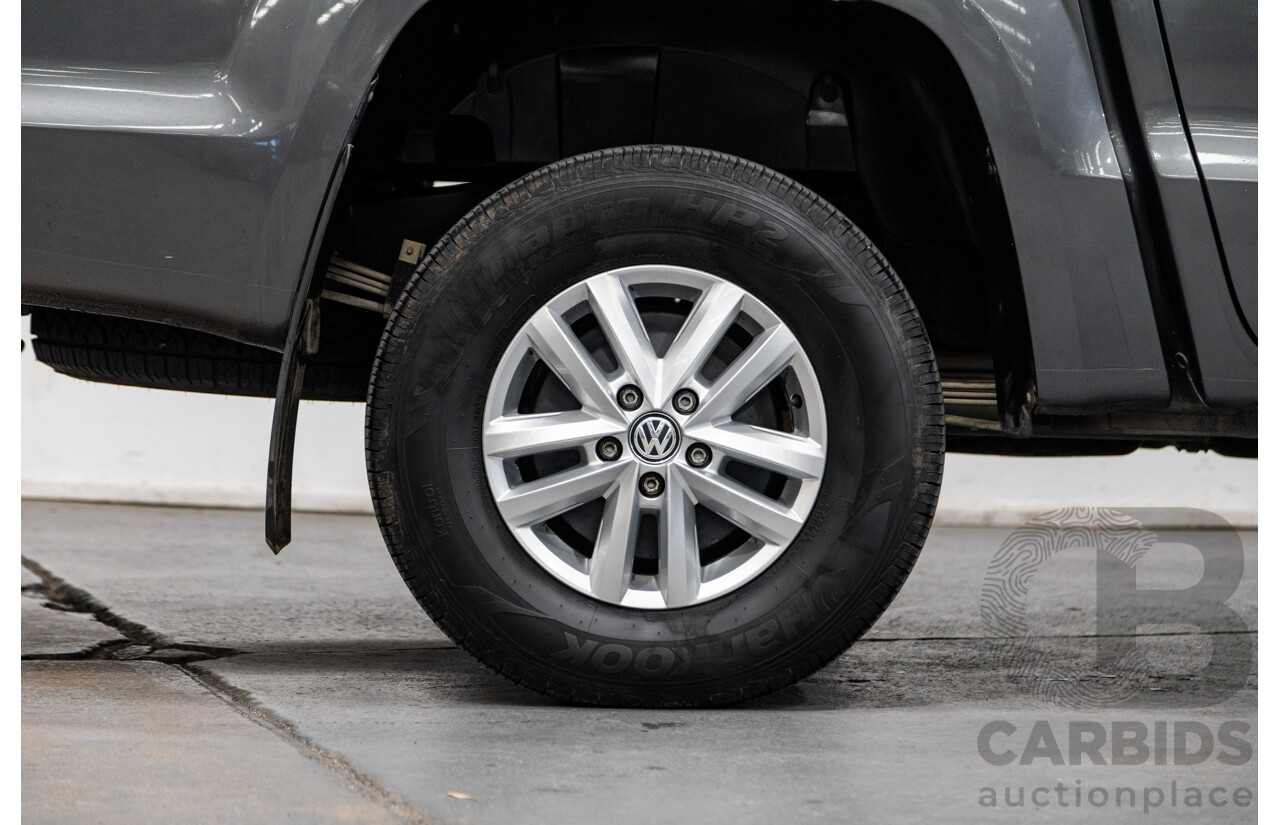 04/2017 Volkswagen Amarok TDI420 CORE Edition (4x4) 2H MY17 Dual Cab Utility Indium Grey Metallic Turbo Diesel 2.0L