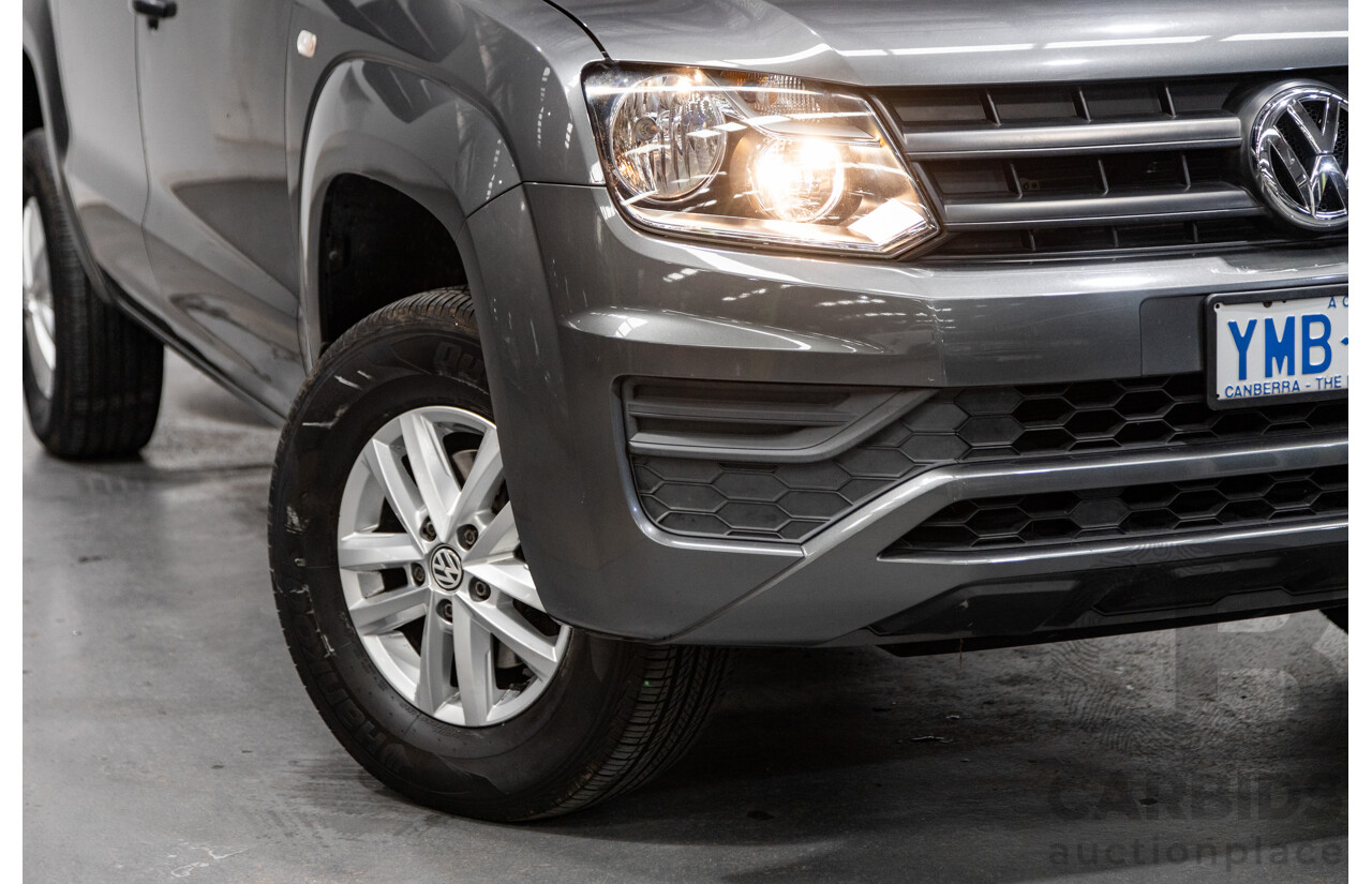 04/2017 Volkswagen Amarok TDI420 CORE Edition (4x4) 2H MY17 Dual Cab Utility Indium Grey Metallic Turbo Diesel 2.0L