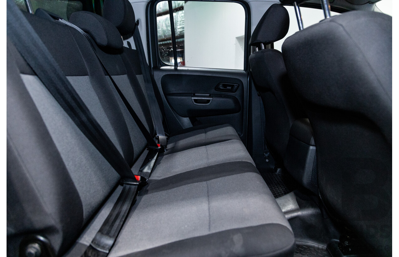 04/2017 Volkswagen Amarok TDI420 CORE Edition (4x4) 2H MY17 Dual Cab Utility Indium Grey Metallic Turbo Diesel 2.0L