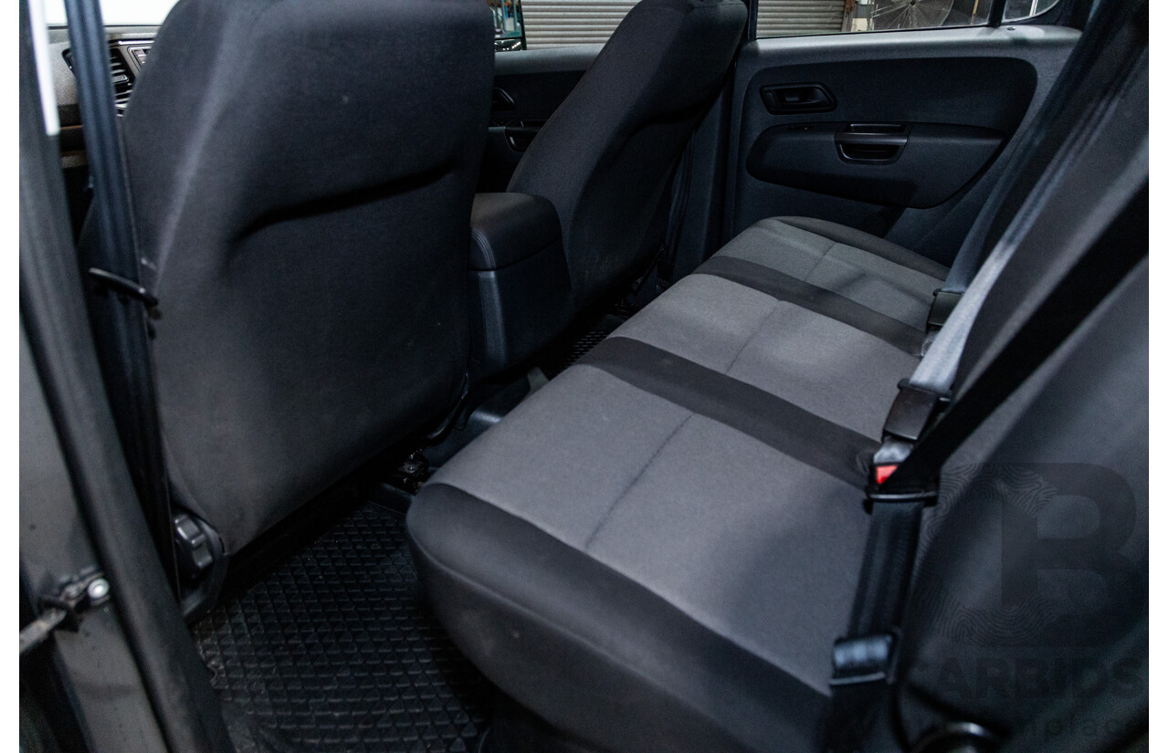 04/2017 Volkswagen Amarok TDI420 CORE Edition (4x4) 2H MY17 Dual Cab Utility Indium Grey Metallic Turbo Diesel 2.0L