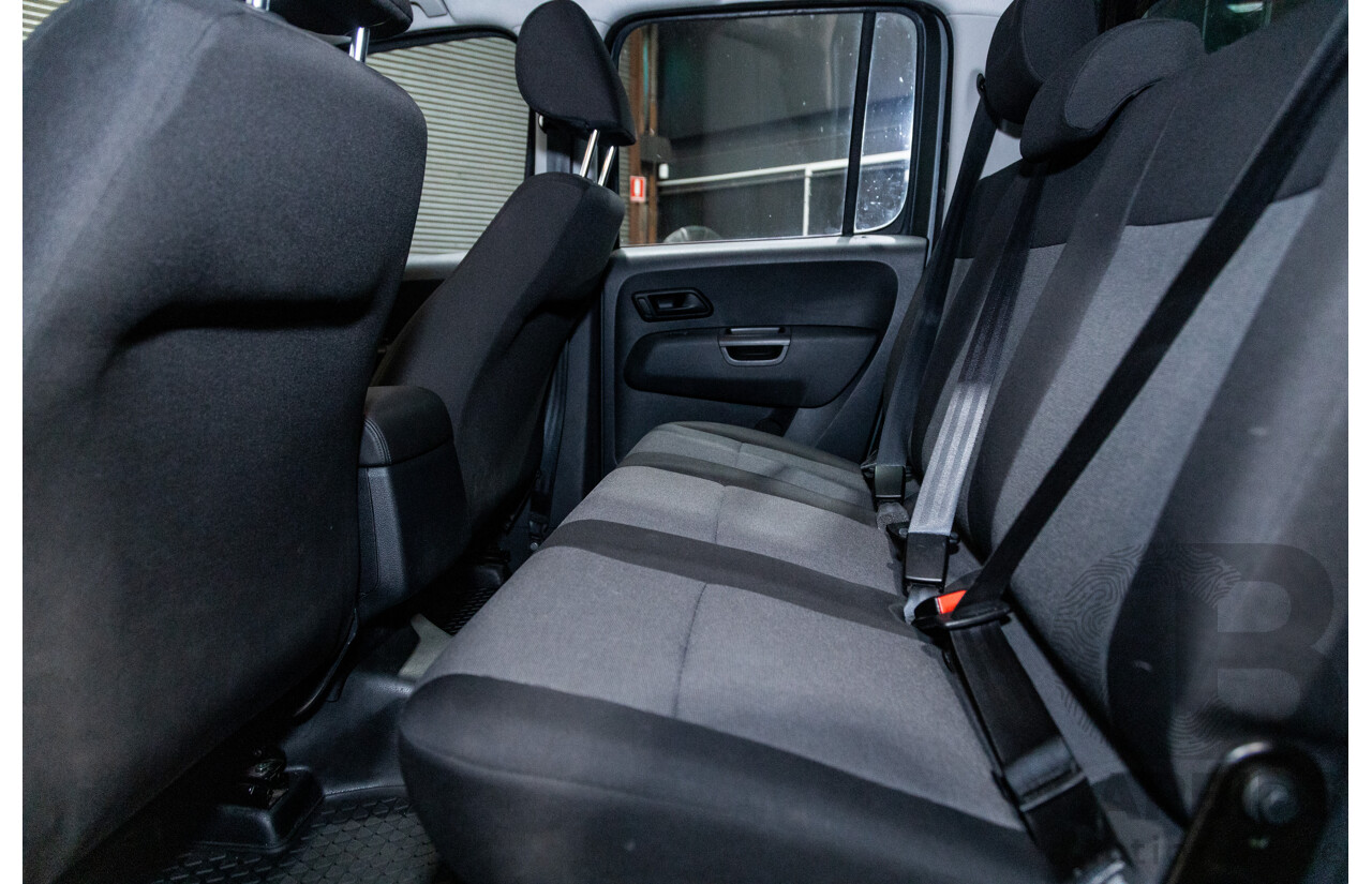 04/2017 Volkswagen Amarok TDI420 CORE Edition (4x4) 2H MY17 Dual Cab Utility Indium Grey Metallic Turbo Diesel 2.0L