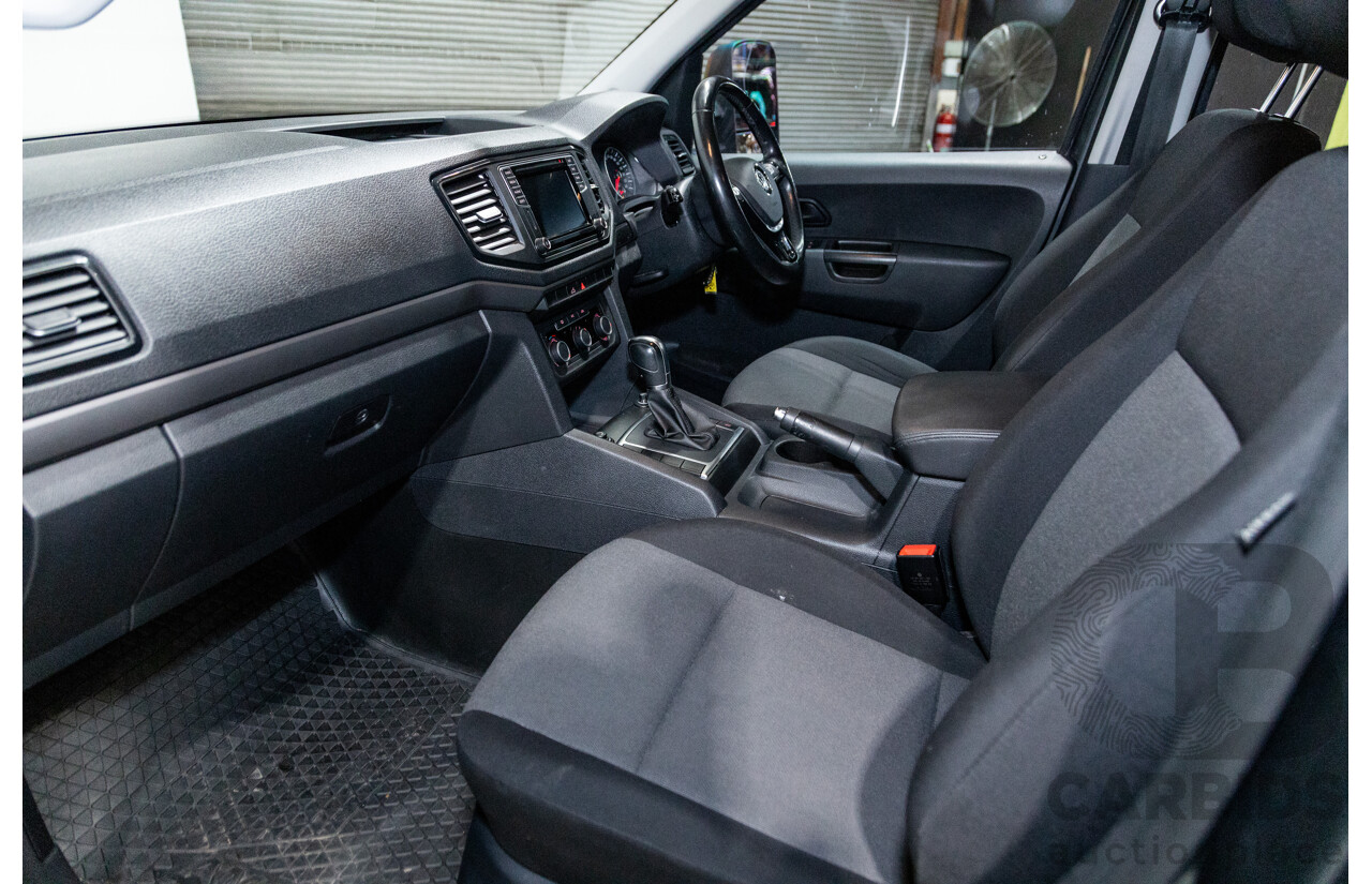 04/2017 Volkswagen Amarok TDI420 CORE Edition (4x4) 2H MY17 Dual Cab Utility Indium Grey Metallic Turbo Diesel 2.0L