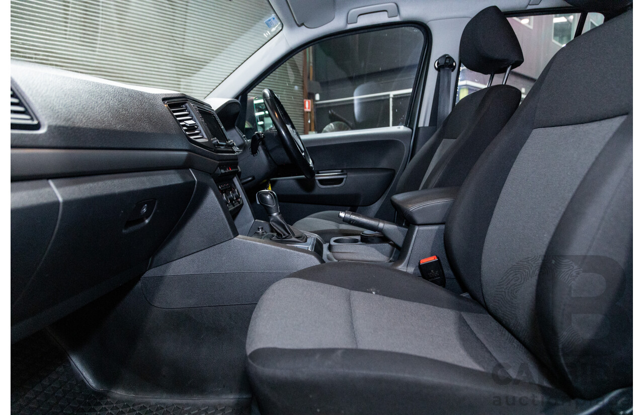 04/2017 Volkswagen Amarok TDI420 CORE Edition (4x4) 2H MY17 Dual Cab Utility Indium Grey Metallic Turbo Diesel 2.0L