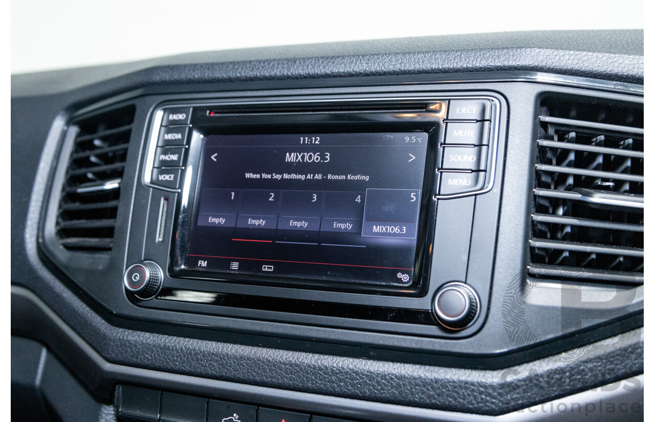 04/2017 Volkswagen Amarok TDI420 CORE Edition (4x4) 2H MY17 Dual Cab Utility Indium Grey Metallic Turbo Diesel 2.0L