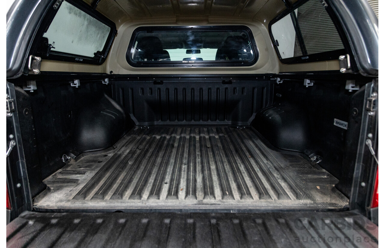 04/2017 Volkswagen Amarok TDI420 CORE Edition (4x4) 2H MY17 Dual Cab Utility Indium Grey Metallic Turbo Diesel 2.0L