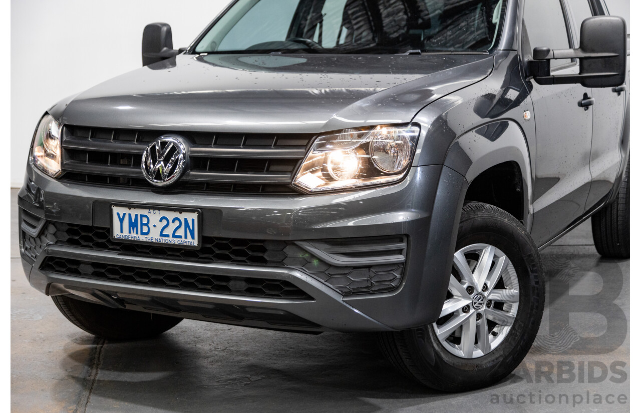 04/2017 Volkswagen Amarok TDI420 CORE Edition (4x4) 2H MY17 Dual Cab Utility Indium Grey Metallic Turbo Diesel 2.0L