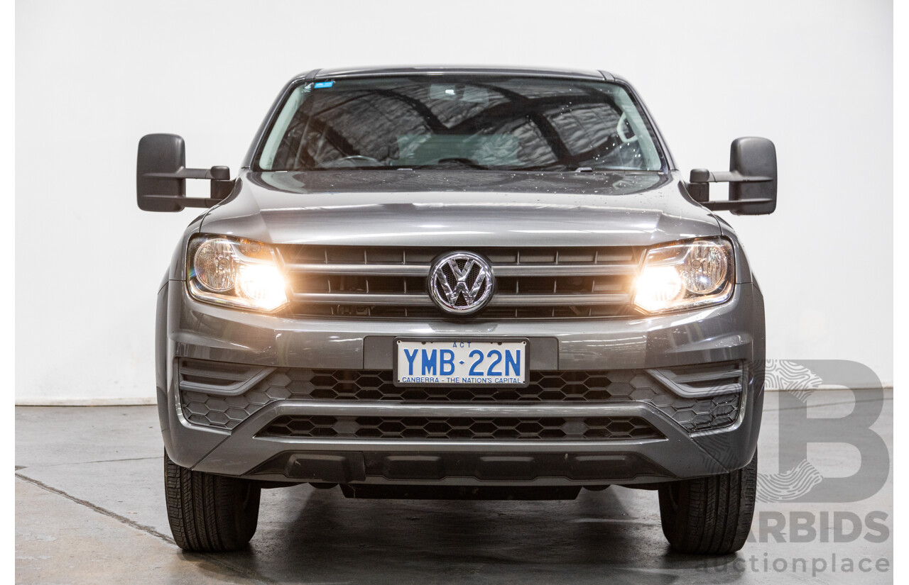 04/2017 Volkswagen Amarok TDI420 CORE Edition (4x4) 2H MY17 Dual Cab Utility Indium Grey Metallic Turbo Diesel 2.0L