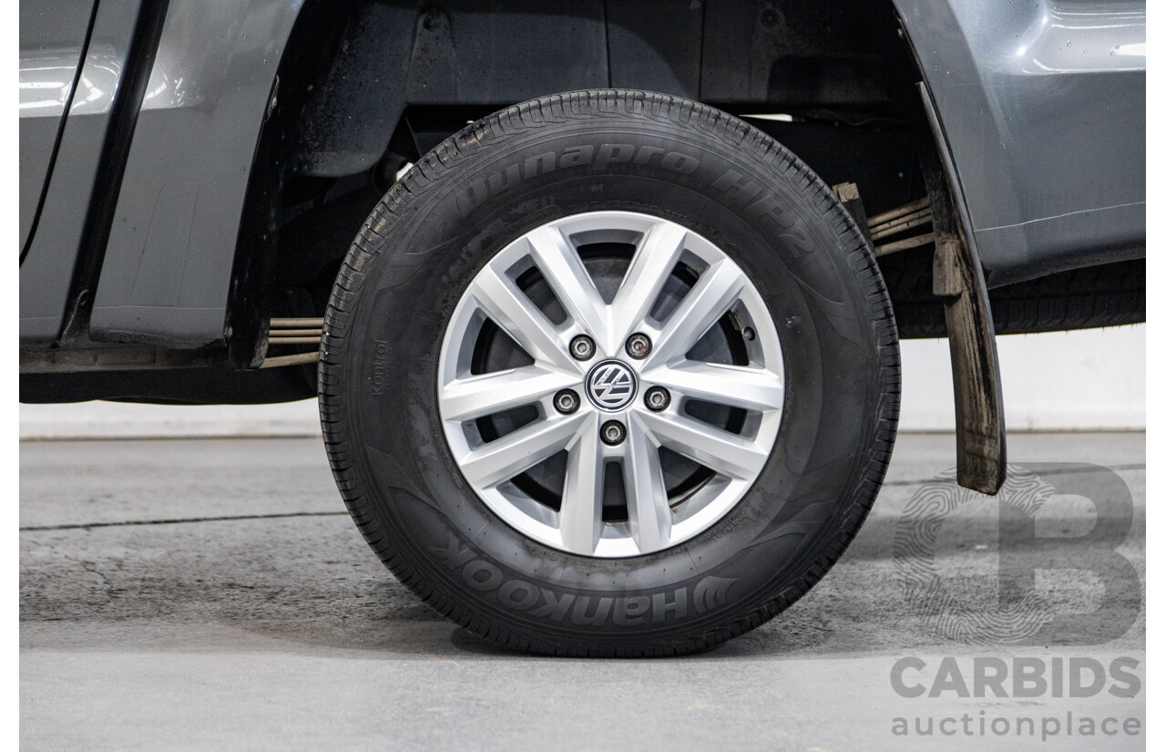 04/2017 Volkswagen Amarok TDI420 CORE Edition (4x4) 2H MY17 Dual Cab Utility Indium Grey Metallic Turbo Diesel 2.0L