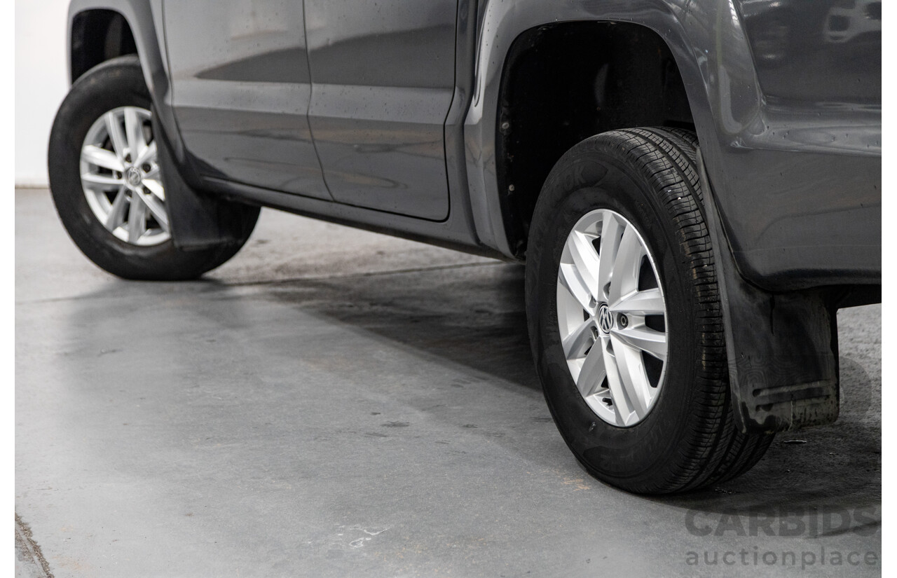 04/2017 Volkswagen Amarok TDI420 CORE Edition (4x4) 2H MY17 Dual Cab Utility Indium Grey Metallic Turbo Diesel 2.0L