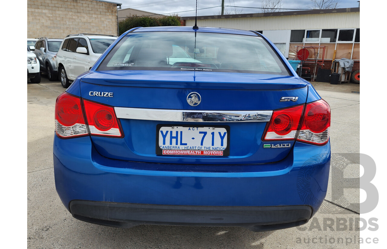 08/2011 Holden Cruze SRi FWD JH 4D Sedan Blue 1.4L