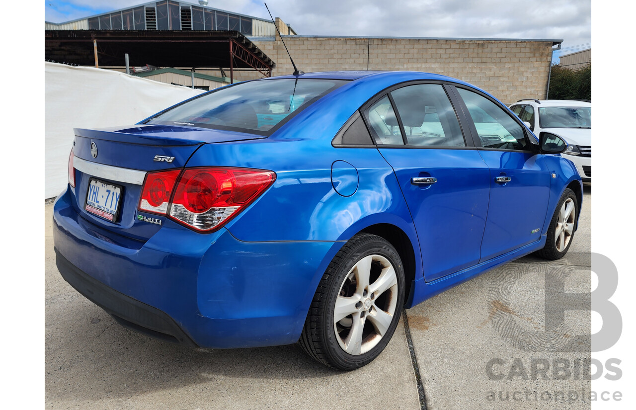 08/2011 Holden Cruze SRi FWD JH 4D Sedan Blue 1.4L