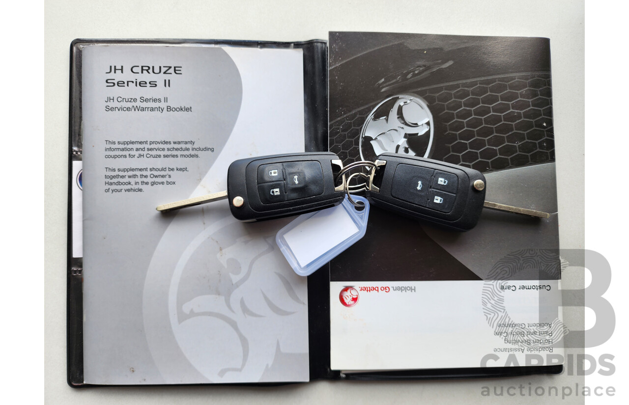 08/2011 Holden Cruze SRi FWD JH 4D Sedan Blue 1.4L