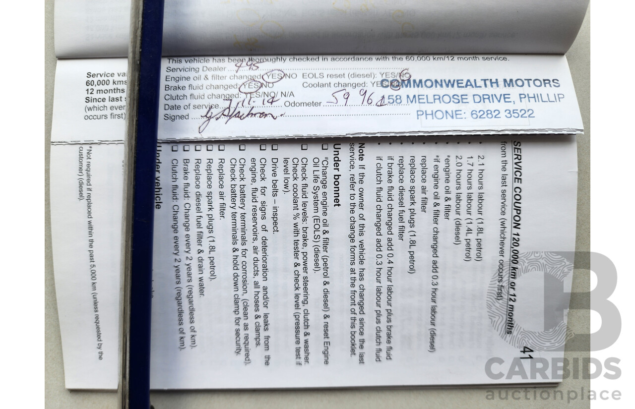 08/2011 Holden Cruze SRi FWD JH 4D Sedan Blue 1.4L