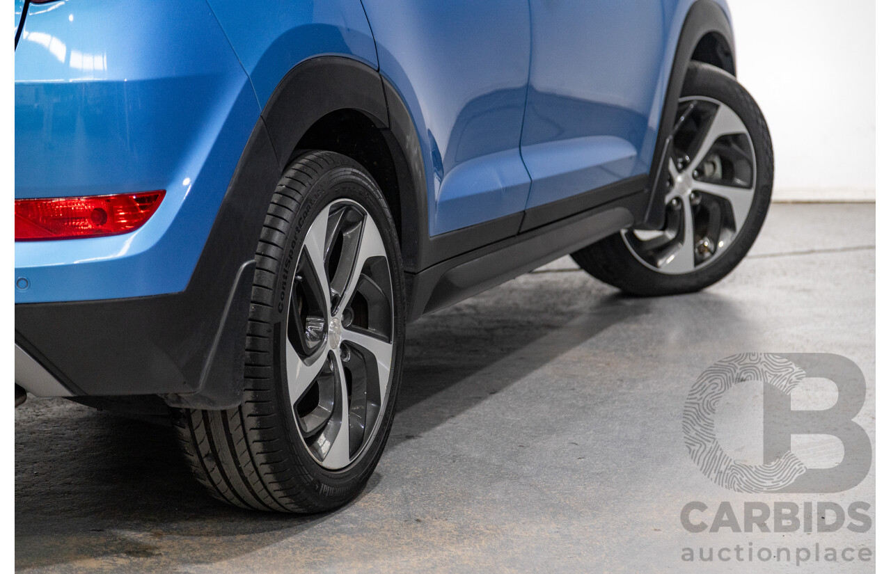 10/2015 Hyundai Tucson Highlander (AWD) TLE 4d Wagon Ara Blue Metallic Turbo Diesel 2.0L