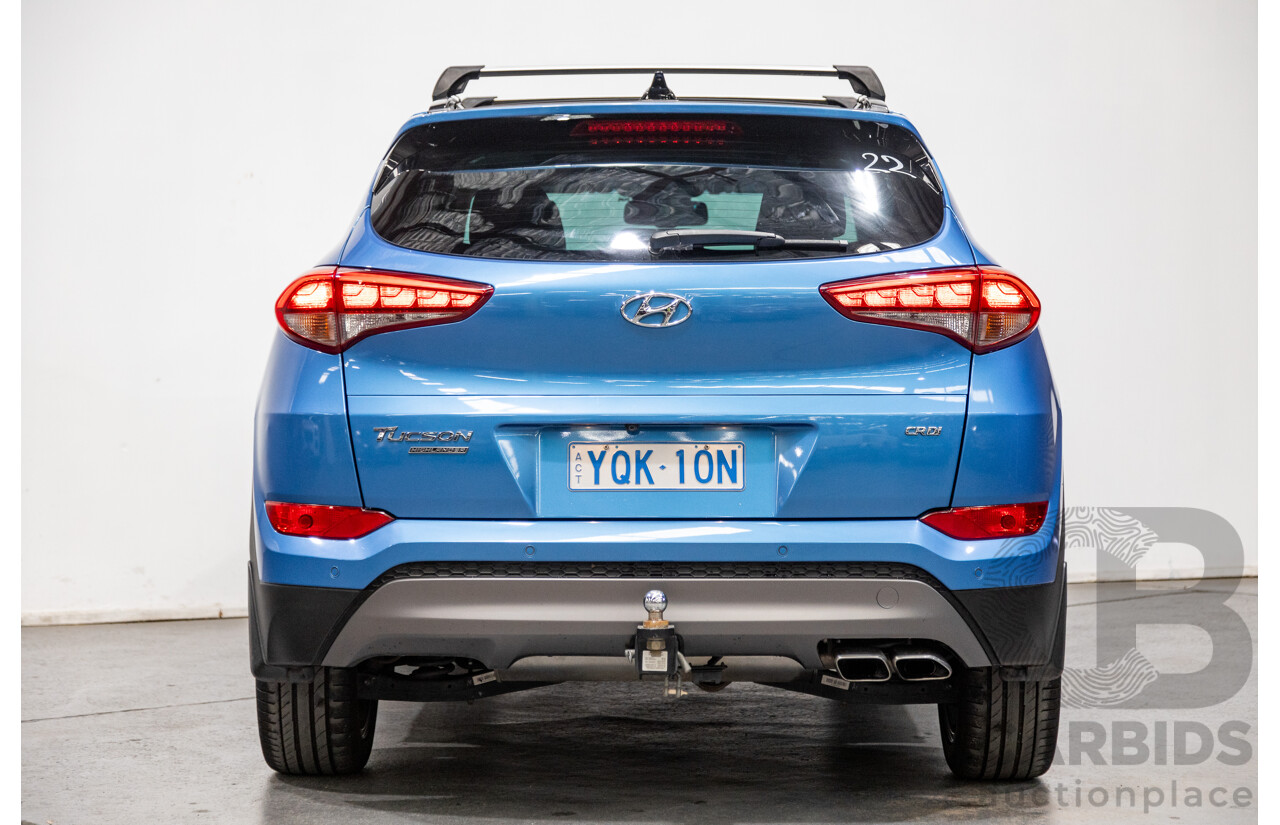 10/2015 Hyundai Tucson Highlander (AWD) TLE 4d Wagon Ara Blue Metallic Turbo Diesel 2.0L