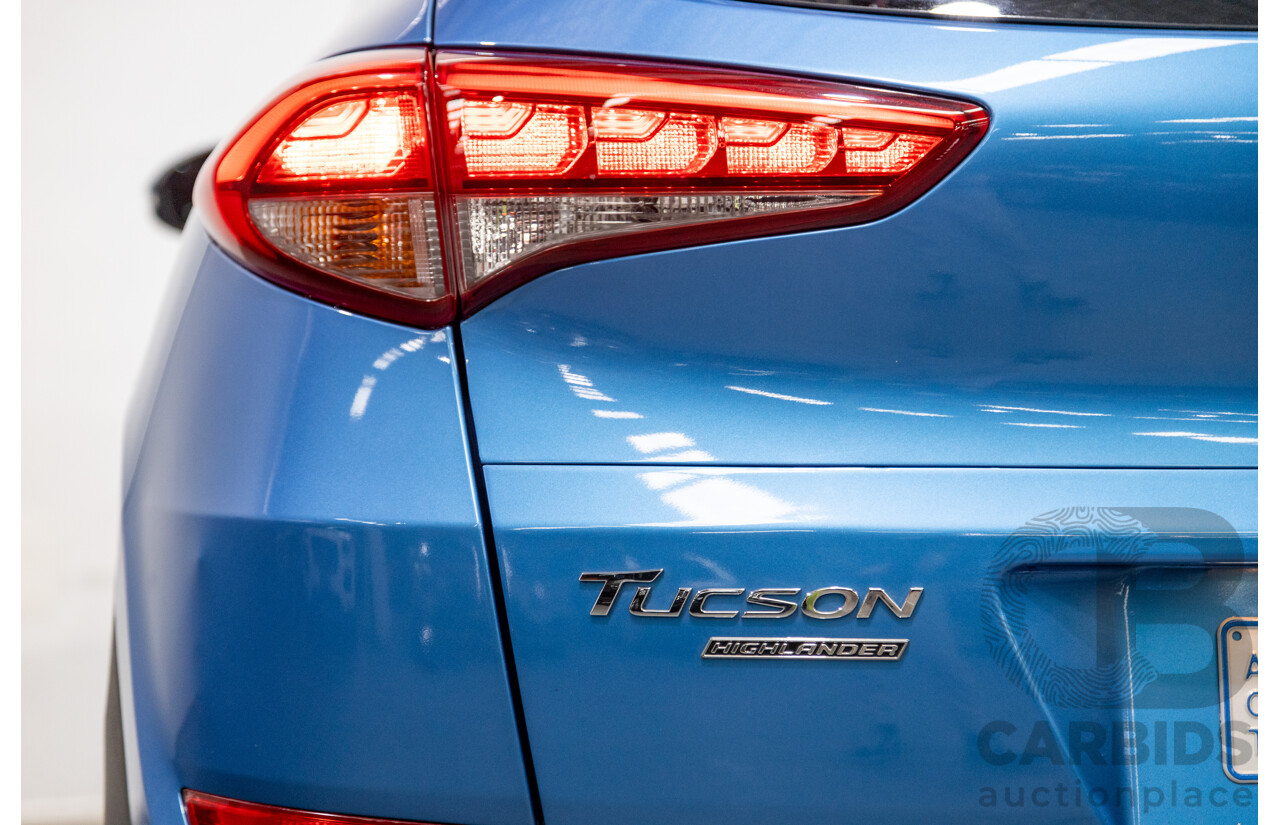 10/2015 Hyundai Tucson Highlander (AWD) TLE 4d Wagon Ara Blue Metallic Turbo Diesel 2.0L