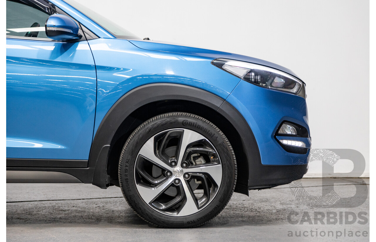 10/2015 Hyundai Tucson Highlander (AWD) TLE 4d Wagon Ara Blue Metallic Turbo Diesel 2.0L