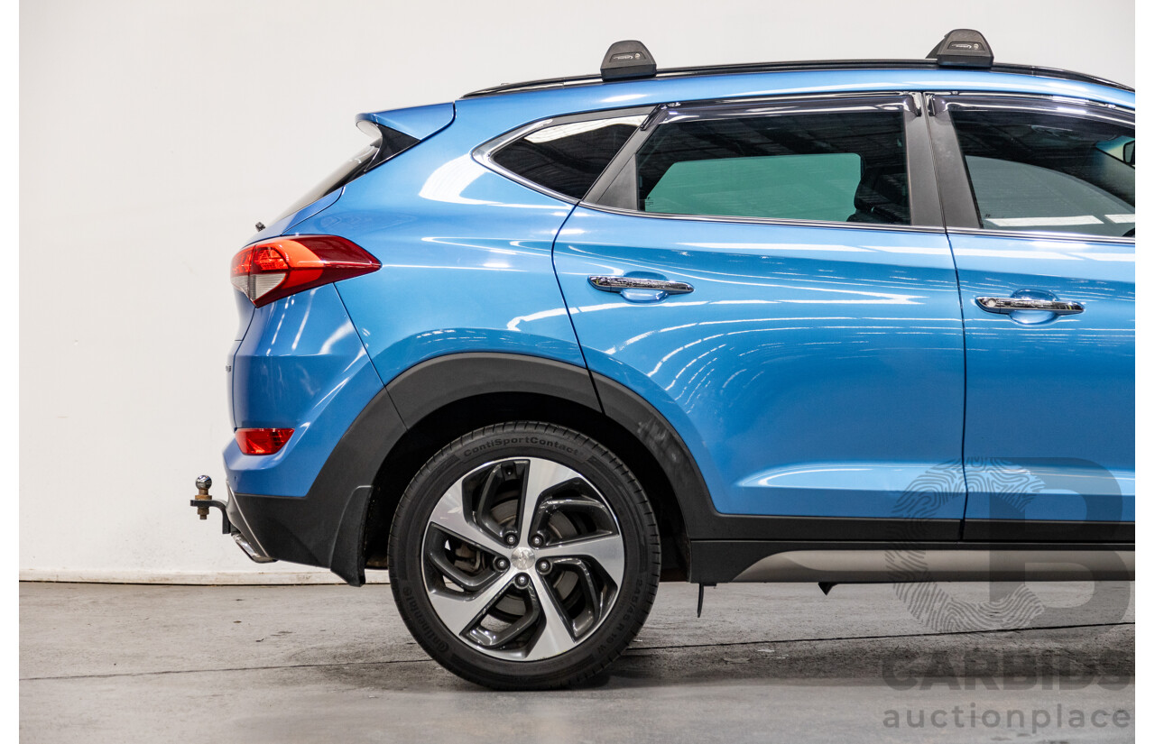 10/2015 Hyundai Tucson Highlander (AWD) TLE 4d Wagon Ara Blue Metallic Turbo Diesel 2.0L