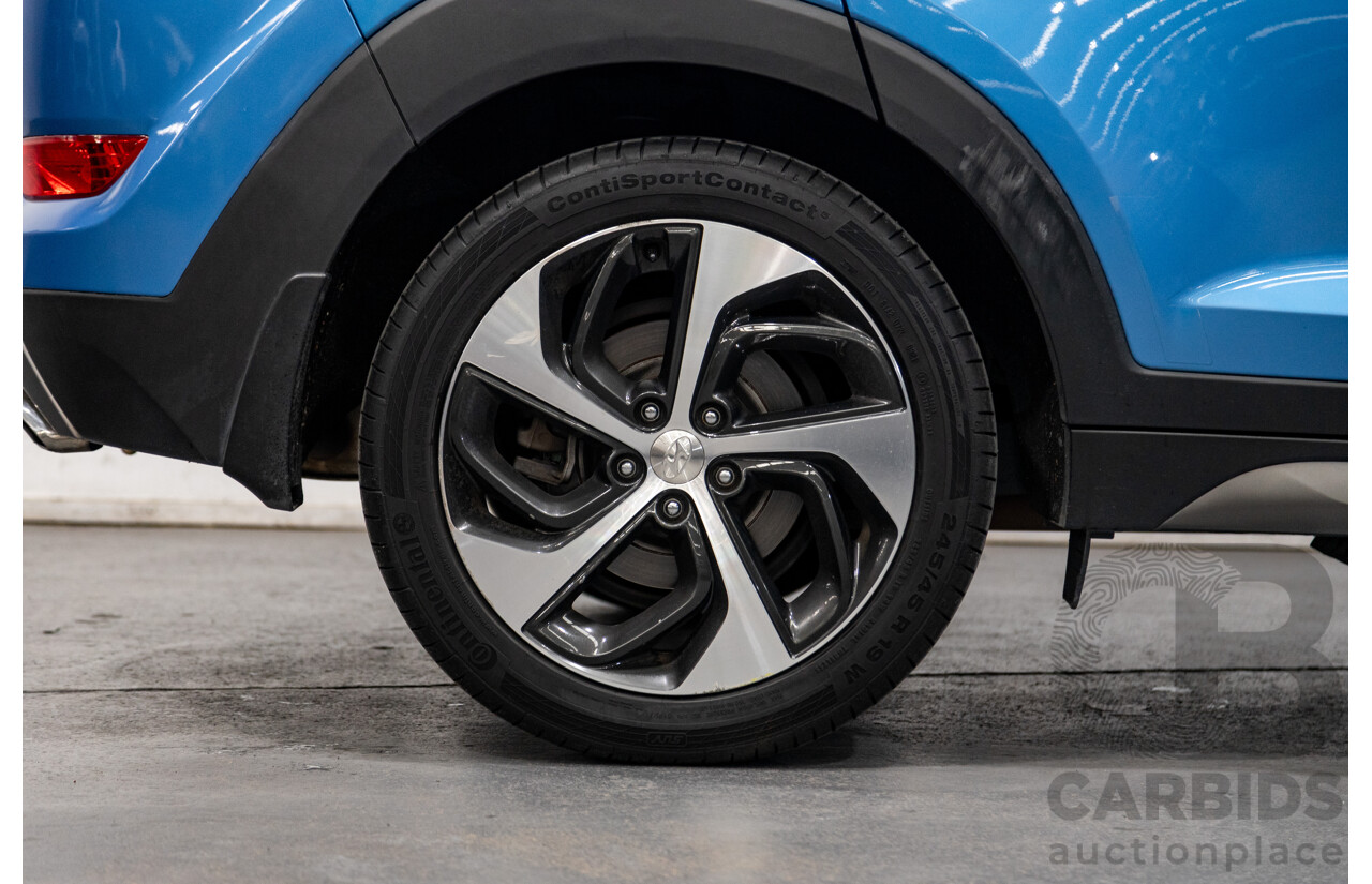 10/2015 Hyundai Tucson Highlander (AWD) TLE 4d Wagon Ara Blue Metallic Turbo Diesel 2.0L