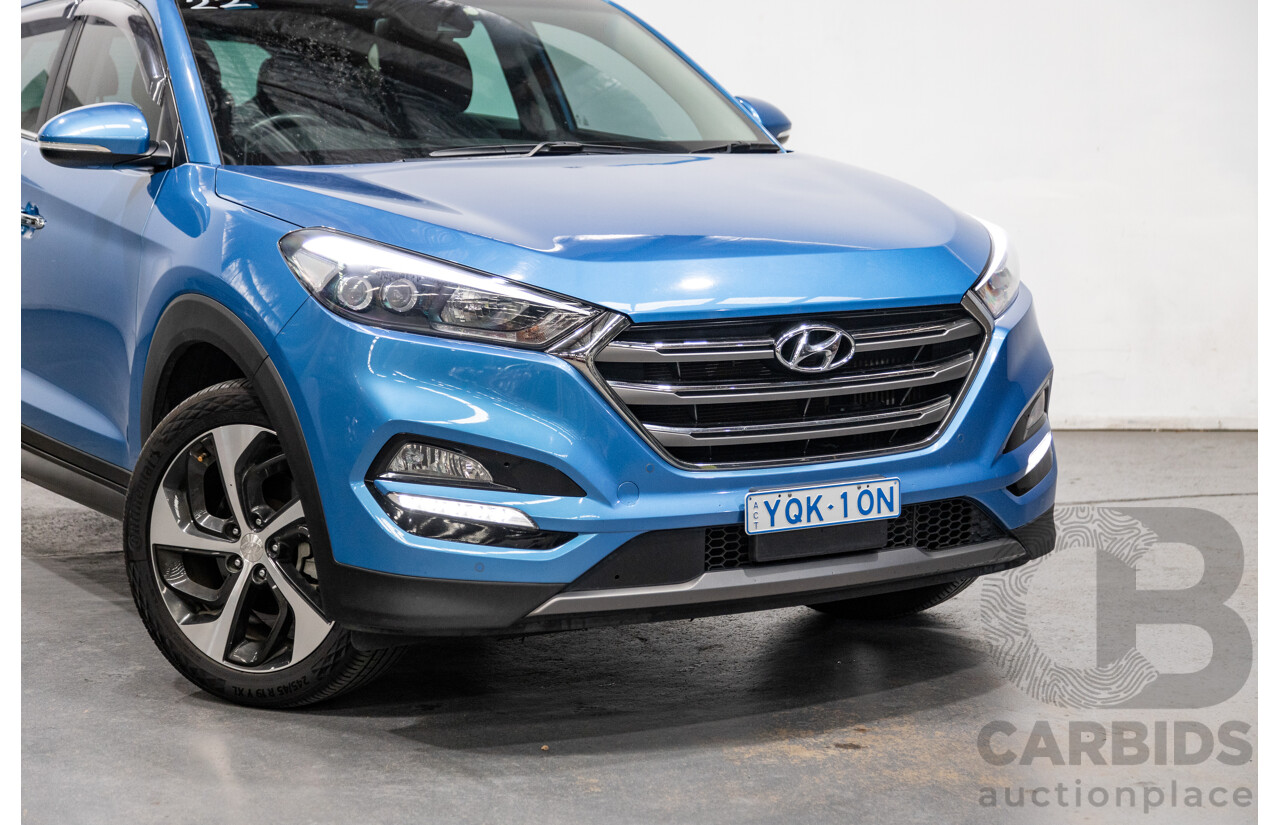 10/2015 Hyundai Tucson Highlander (AWD) TLE 4d Wagon Ara Blue Metallic Turbo Diesel 2.0L