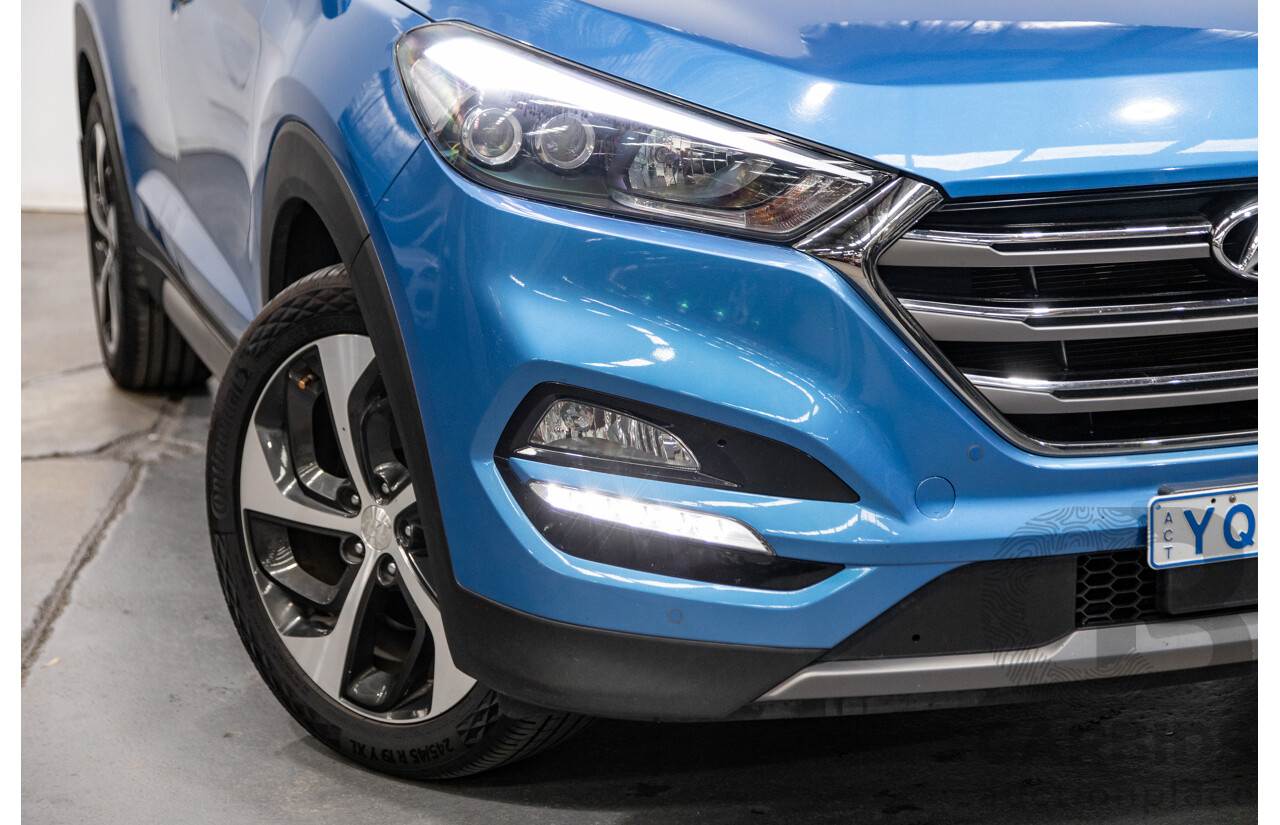 10/2015 Hyundai Tucson Highlander (AWD) TLE 4d Wagon Ara Blue Metallic Turbo Diesel 2.0L