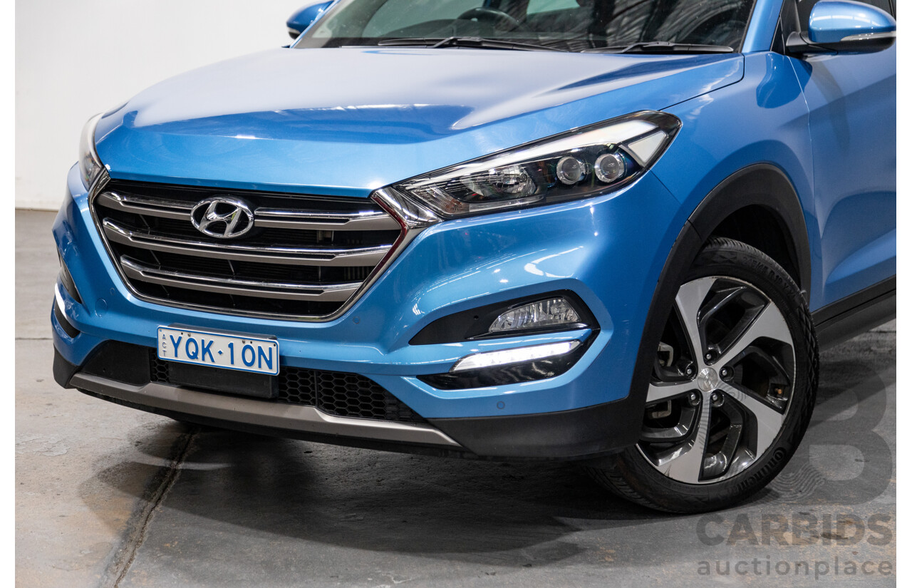 10/2015 Hyundai Tucson Highlander (AWD) TLE 4d Wagon Ara Blue Metallic Turbo Diesel 2.0L