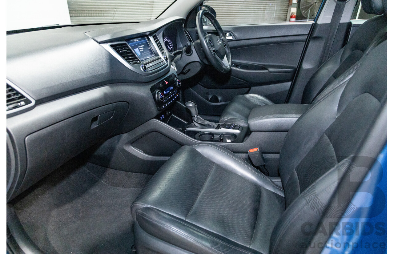 10/2015 Hyundai Tucson Highlander (AWD) TLE 4d Wagon Ara Blue Metallic Turbo Diesel 2.0L