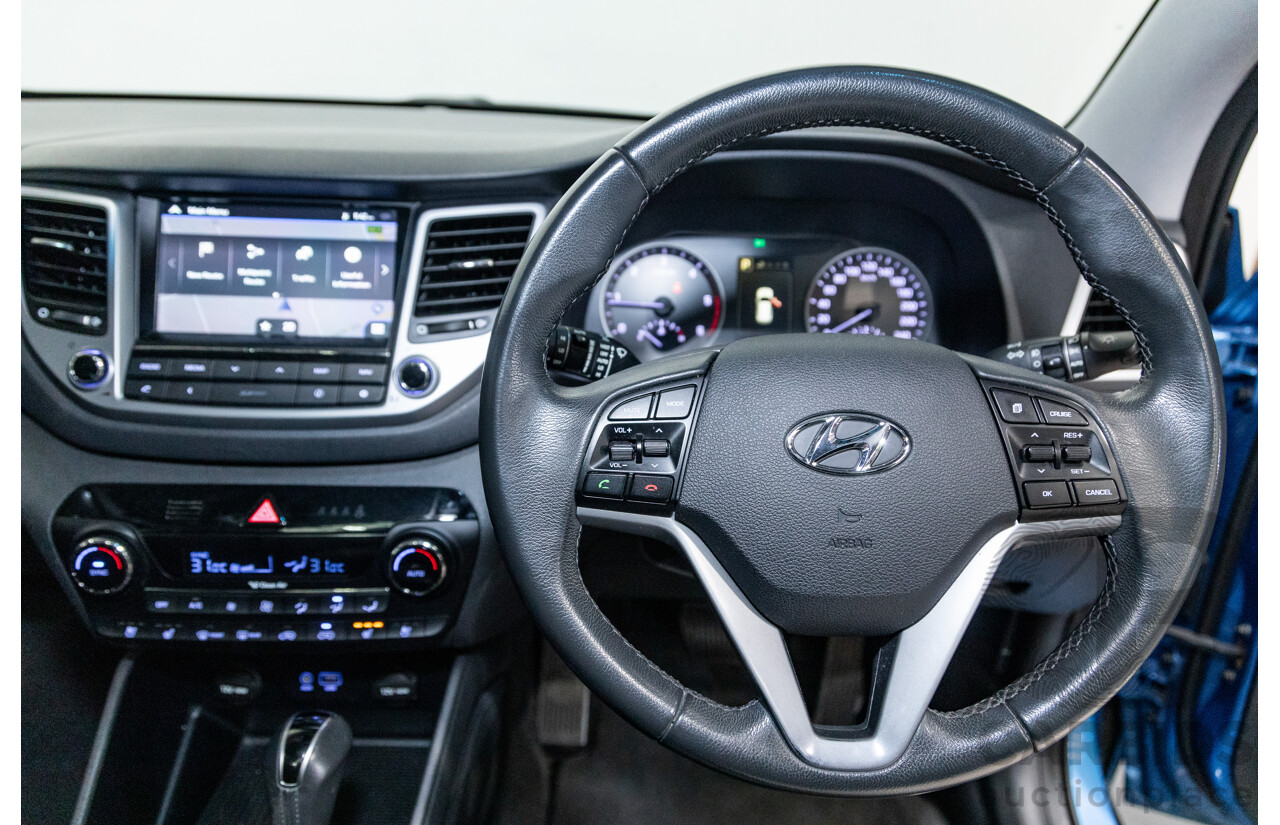 10/2015 Hyundai Tucson Highlander (AWD) TLE 4d Wagon Ara Blue Metallic Turbo Diesel 2.0L