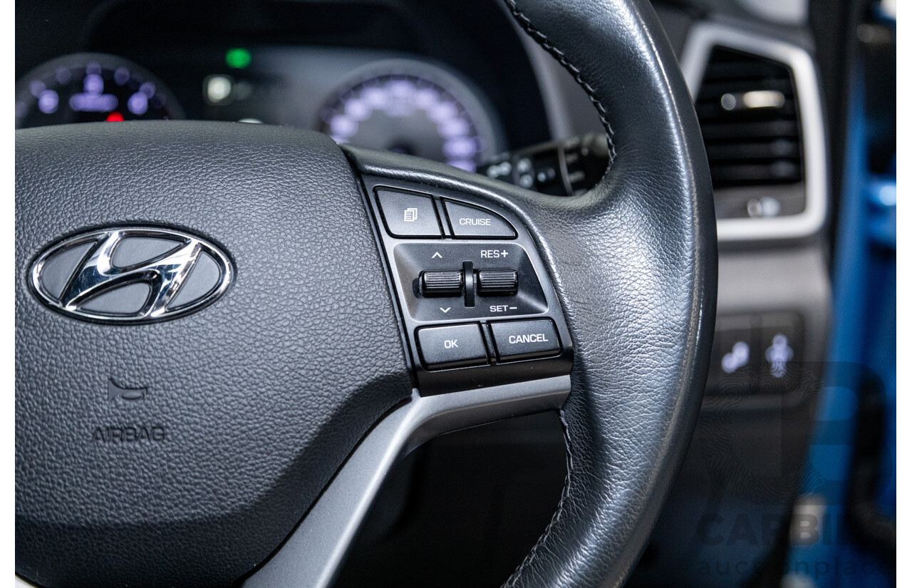 10/2015 Hyundai Tucson Highlander (AWD) TLE 4d Wagon Ara Blue Metallic Turbo Diesel 2.0L