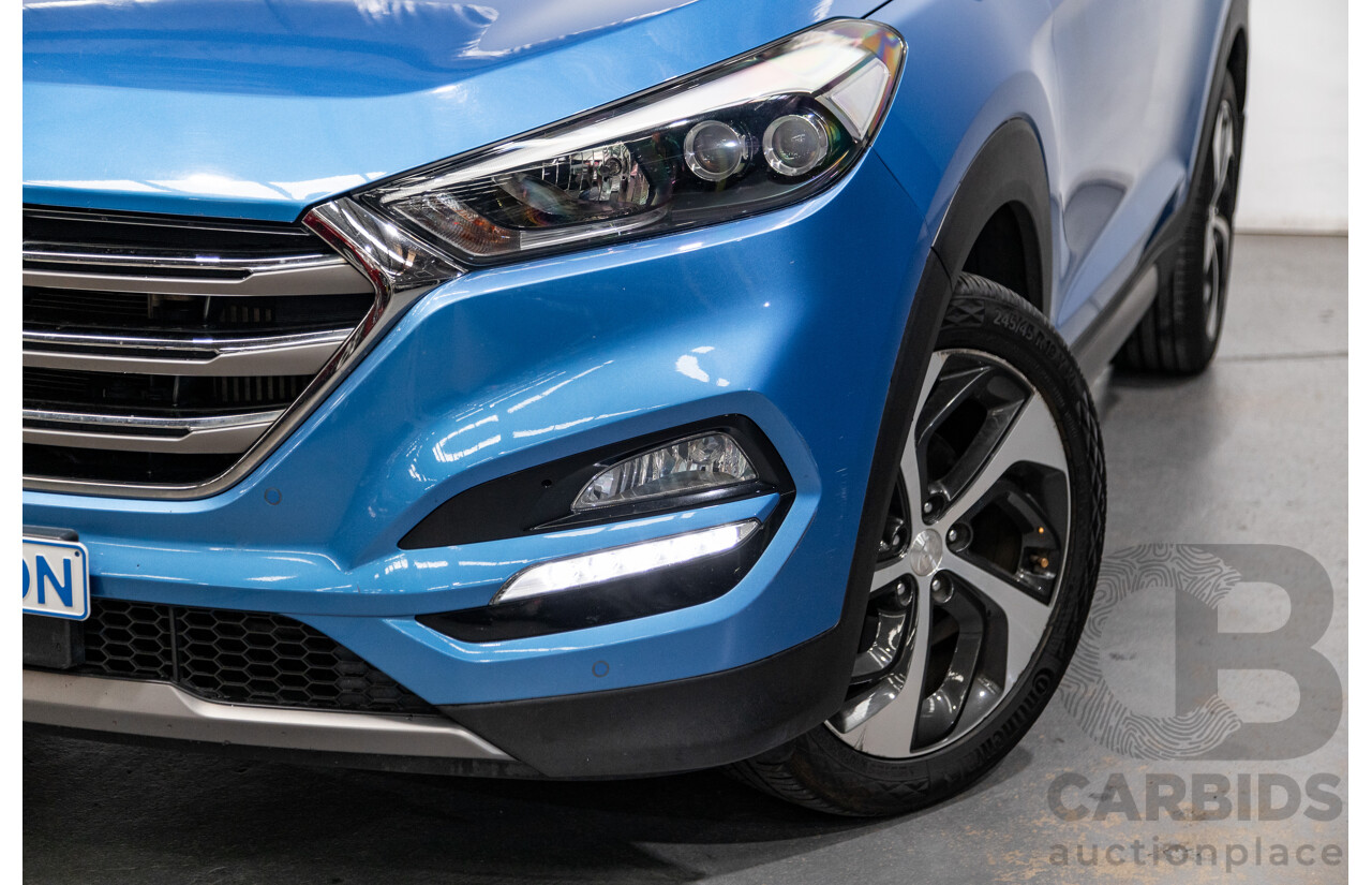10/2015 Hyundai Tucson Highlander (AWD) TLE 4d Wagon Ara Blue Metallic Turbo Diesel 2.0L