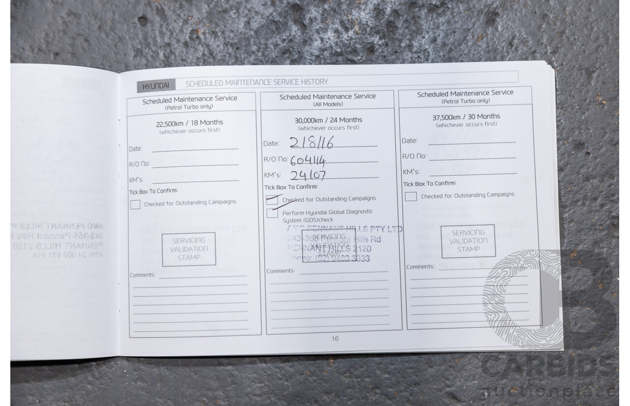 10/2015 Hyundai Tucson Highlander (AWD) TLE 4d Wagon Ara Blue Metallic Turbo Diesel 2.0L