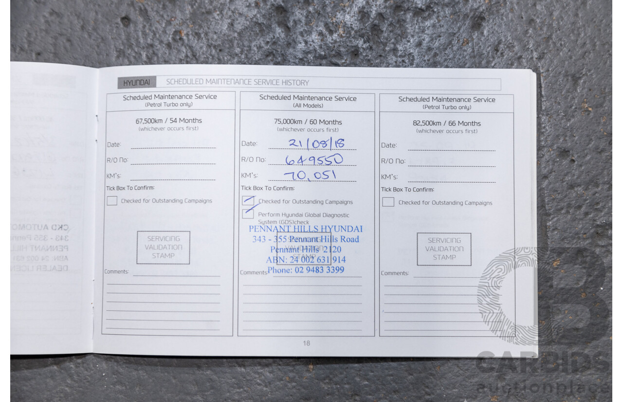 10/2015 Hyundai Tucson Highlander (AWD) TLE 4d Wagon Ara Blue Metallic Turbo Diesel 2.0L