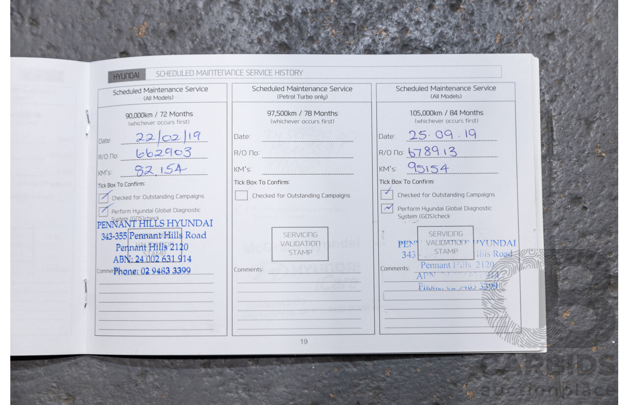 10/2015 Hyundai Tucson Highlander (AWD) TLE 4d Wagon Ara Blue Metallic Turbo Diesel 2.0L