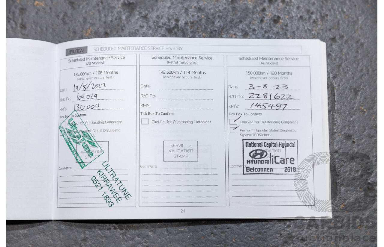 10/2015 Hyundai Tucson Highlander (AWD) TLE 4d Wagon Ara Blue Metallic Turbo Diesel 2.0L