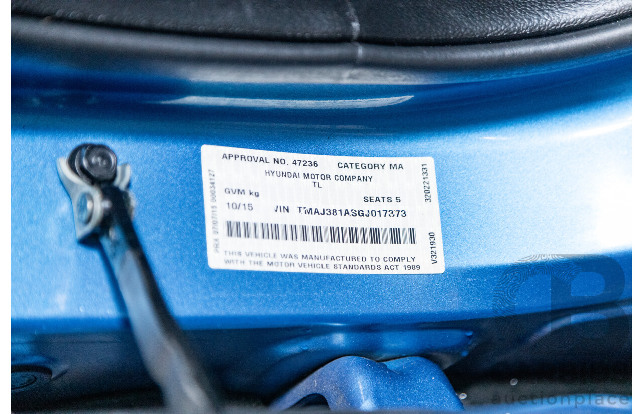 10/2015 Hyundai Tucson Highlander (AWD) TLE 4d Wagon Ara Blue Metallic Turbo Diesel 2.0L