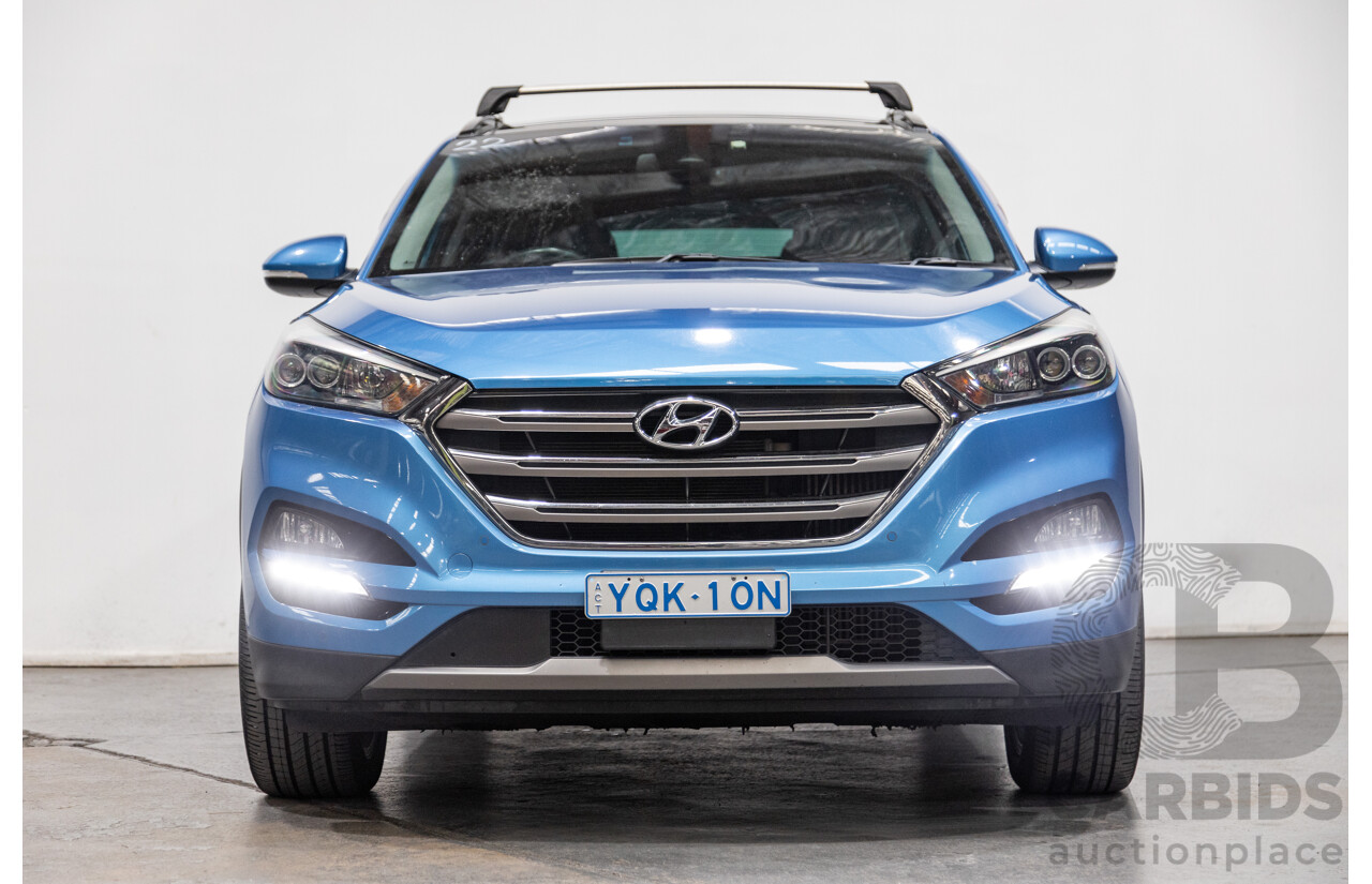 10/2015 Hyundai Tucson Highlander (AWD) TLE 4d Wagon Ara Blue Metallic Turbo Diesel 2.0L