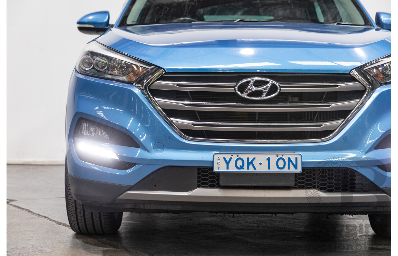 10/2015 Hyundai Tucson Highlander (AWD) TLE 4d Wagon Ara Blue Metallic Turbo Diesel 2.0L