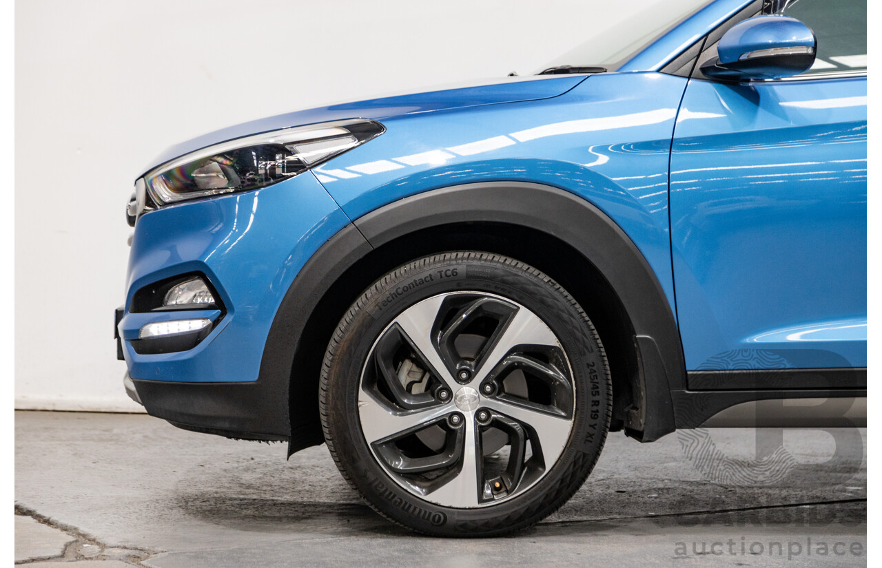 10/2015 Hyundai Tucson Highlander (AWD) TLE 4d Wagon Ara Blue Metallic Turbo Diesel 2.0L
