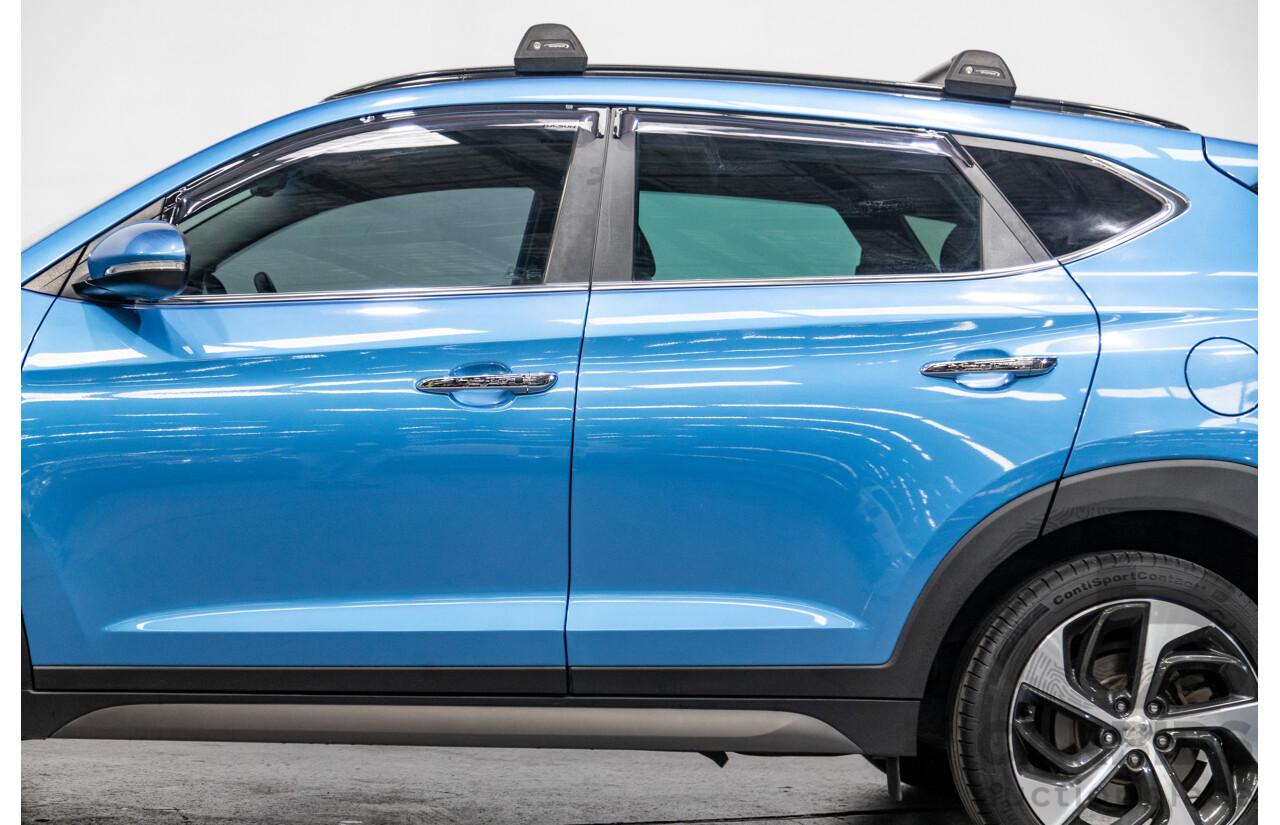 10/2015 Hyundai Tucson Highlander (AWD) TLE 4d Wagon Ara Blue Metallic Turbo Diesel 2.0L