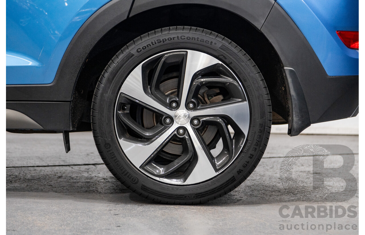 10/2015 Hyundai Tucson Highlander (AWD) TLE 4d Wagon Ara Blue Metallic Turbo Diesel 2.0L