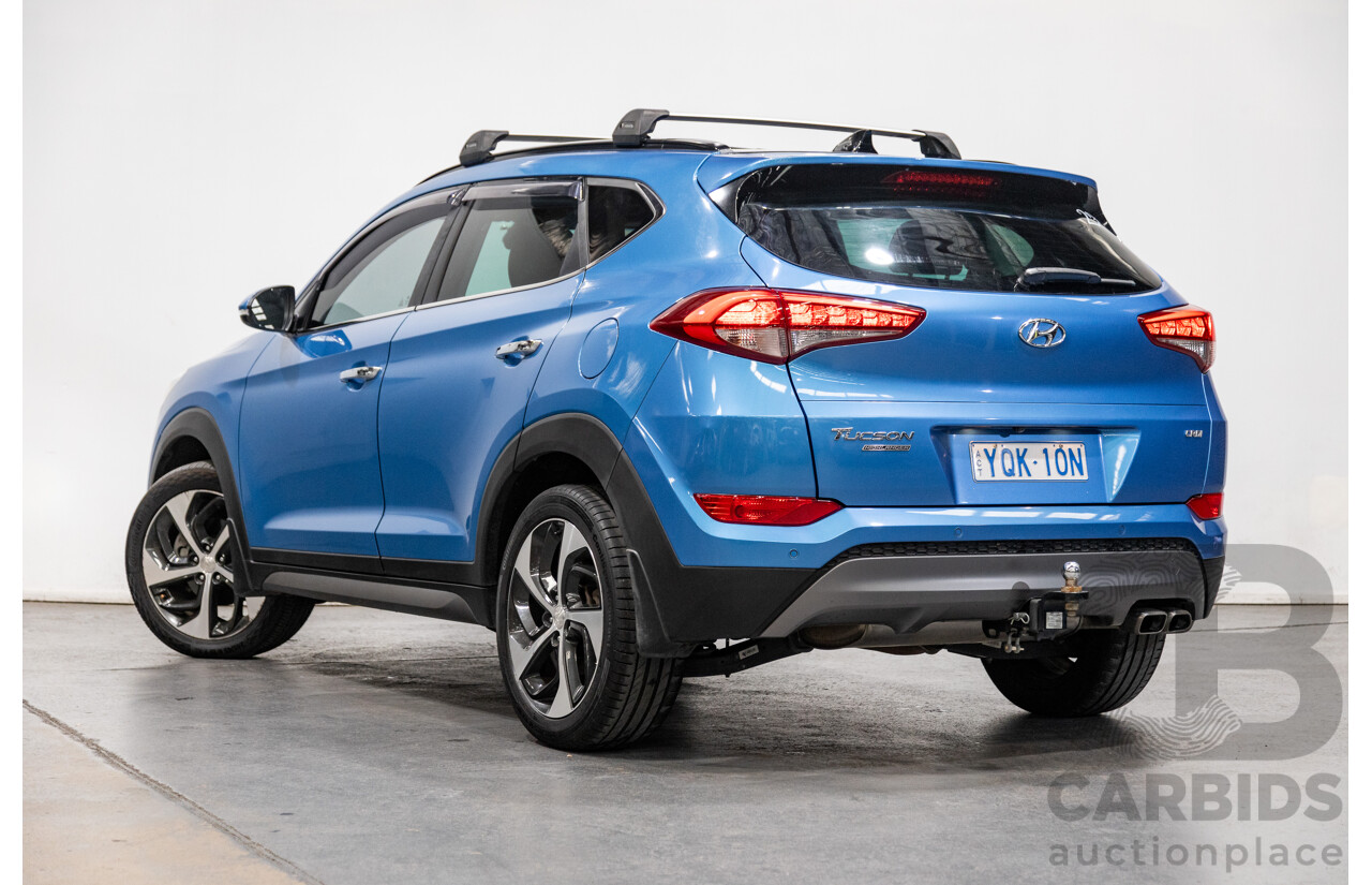10/2015 Hyundai Tucson Highlander (AWD) TLE 4d Wagon Ara Blue Metallic Turbo Diesel 2.0L